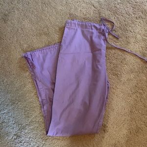 Cherokee flare leg scrub pants